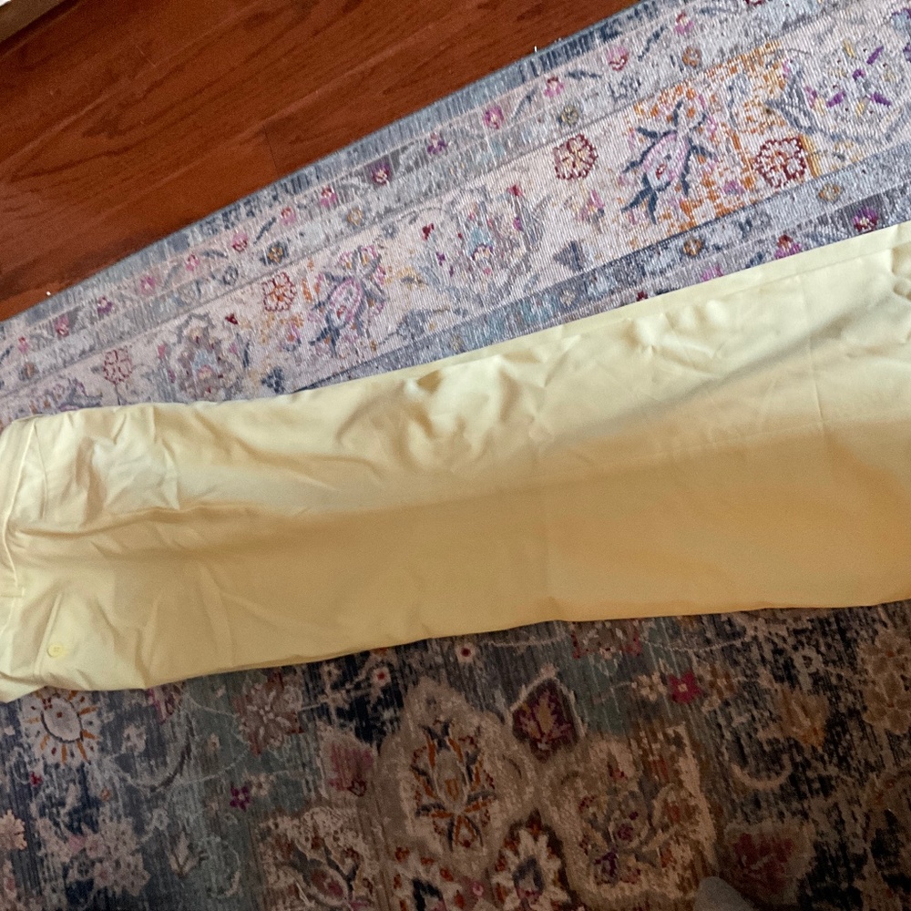 Light yellow VS dress pants